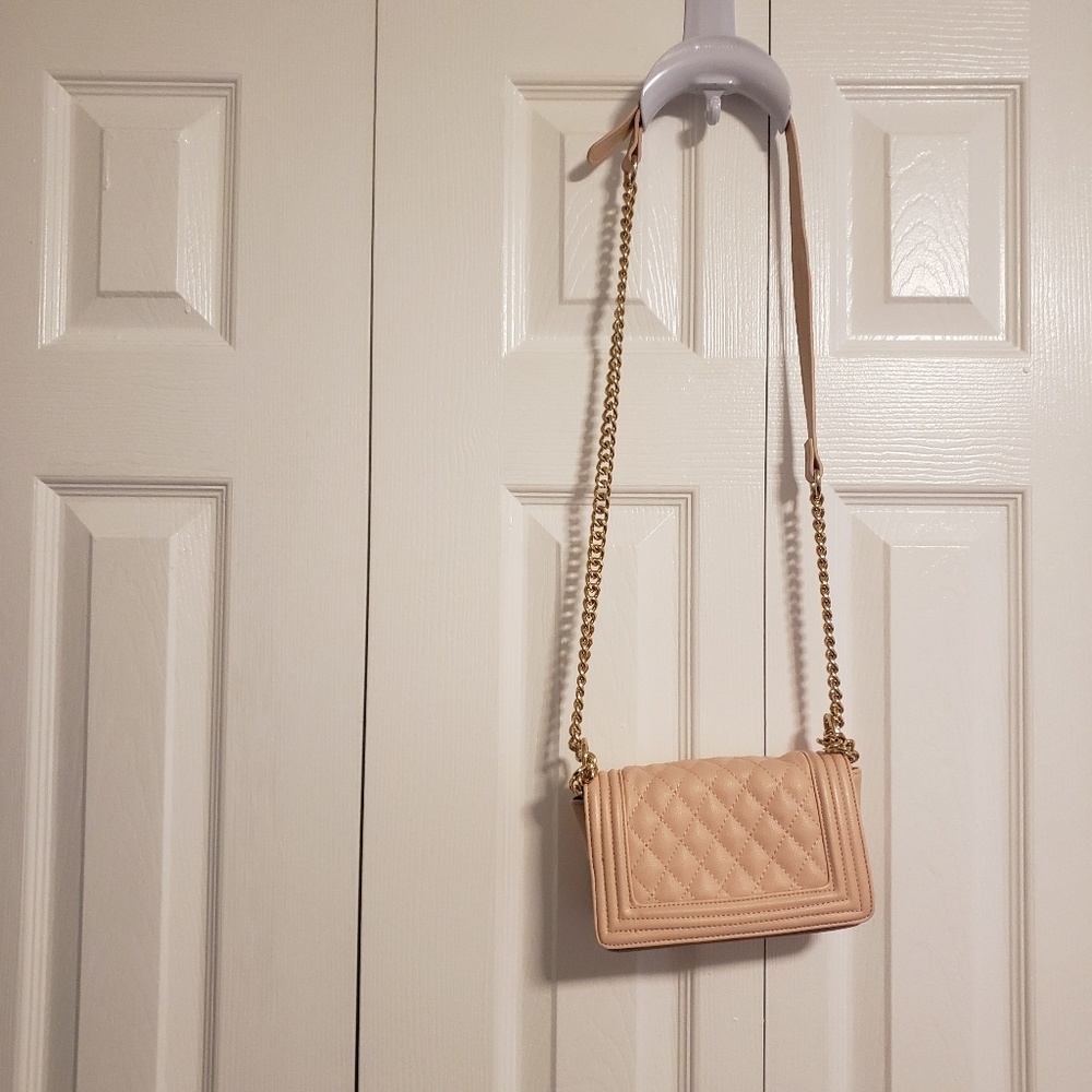 Forever 21 Pink and Gold Handbag
